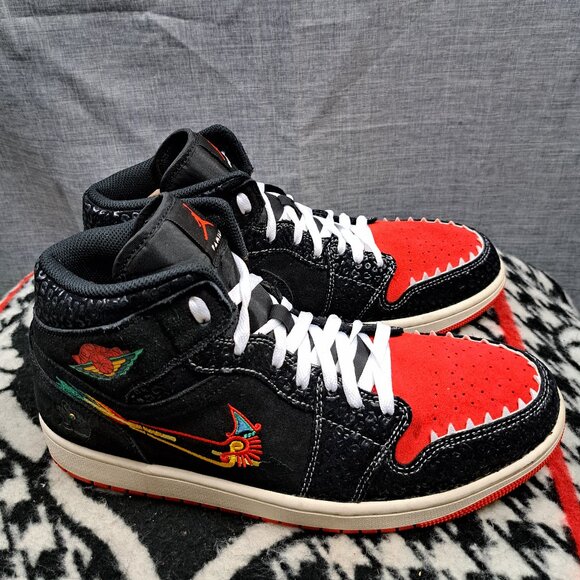 %Size 10.5 Nike Air Jordan 1 SE Mid SiEMPRE Familia Men AJ23 main image 4
